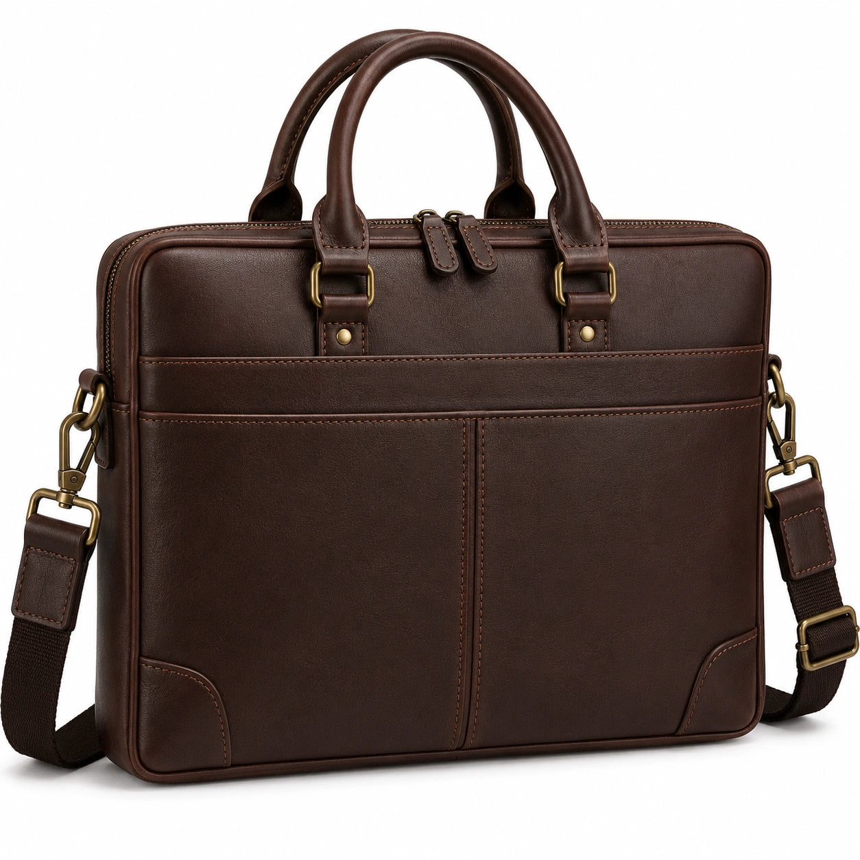 Sacoche d'Ordinateur Portable 15 Pouces Marron