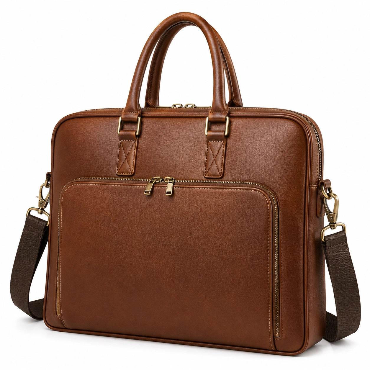 Sacoche marron pour ordinateur portable 14 pouces