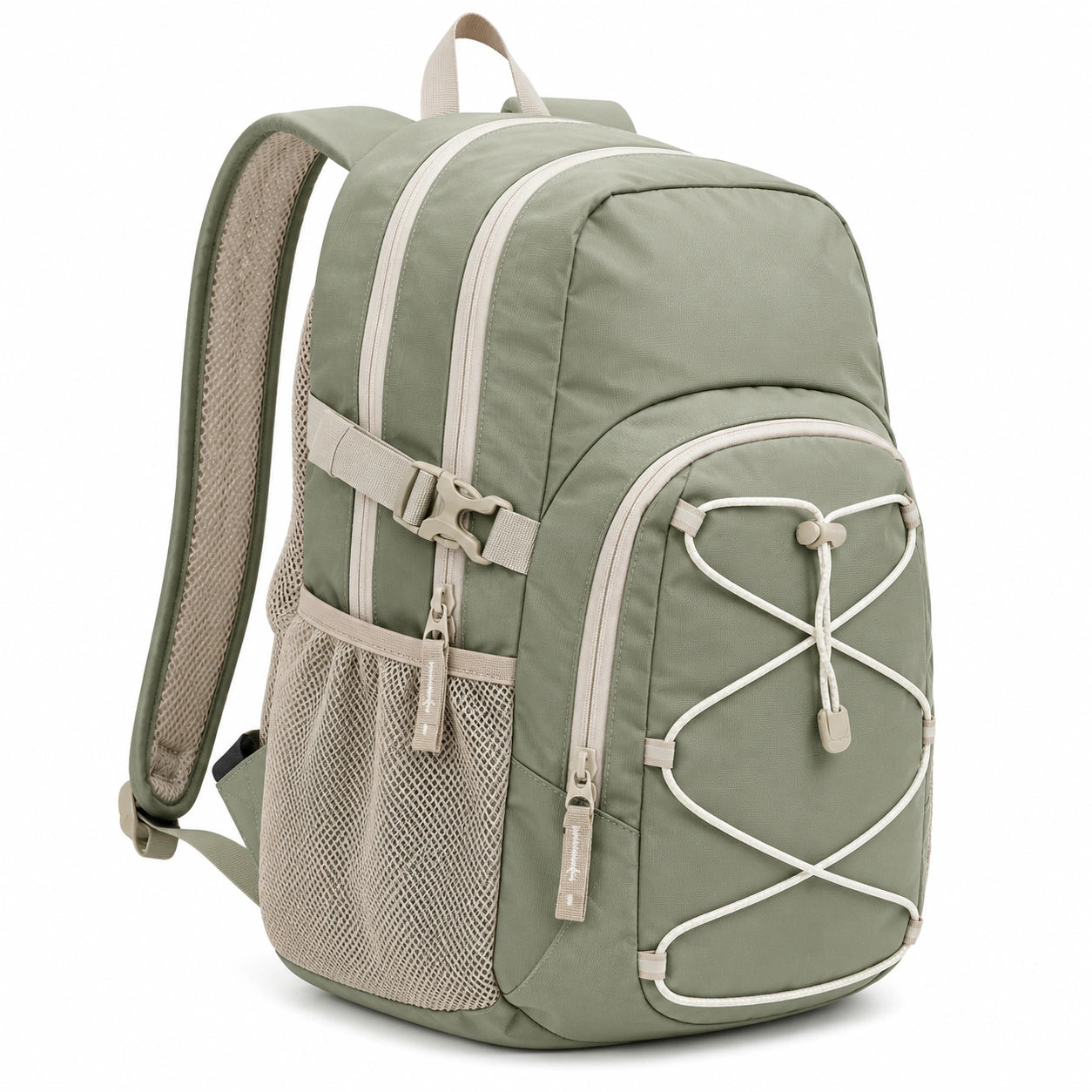 Sac à dos de randonnée 25L kaki et beige