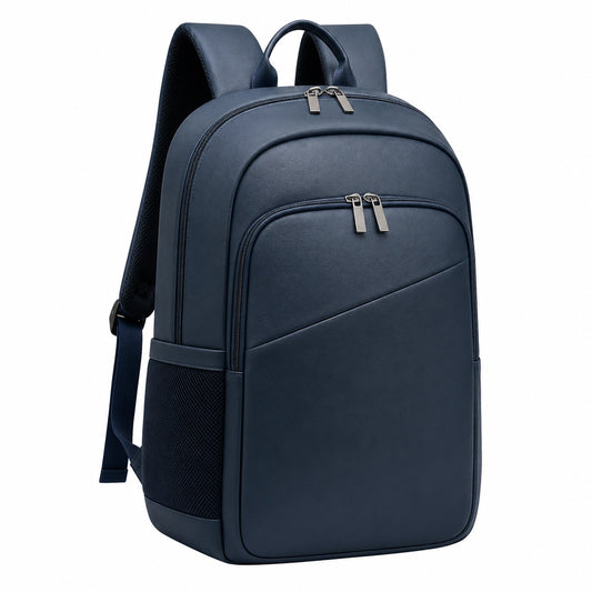Sac à dos moderne pour ordinateur portable 15 pouces - Bleu Marine