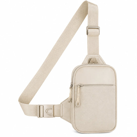 Sacoche Bandoulière Unisexe Beige