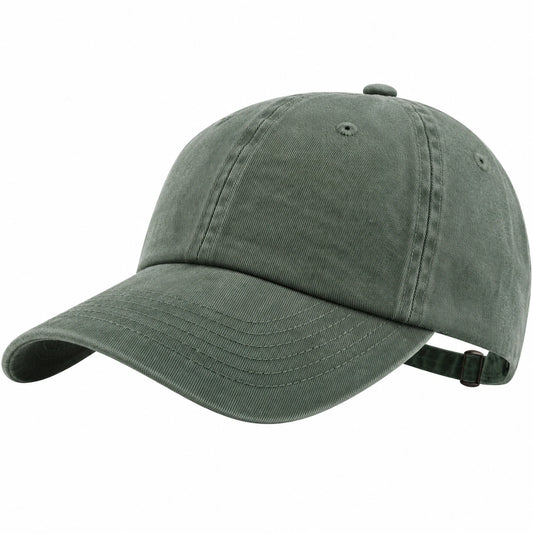 Casquette de baseball ajustable vert foncé