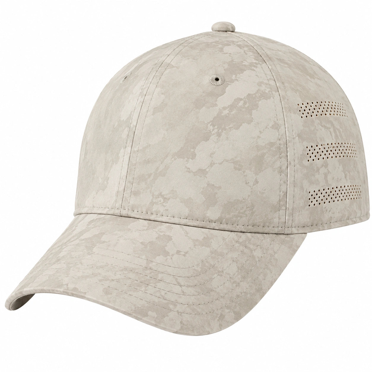 Casquette Camouflage Gris Clair Respirante Unisexe