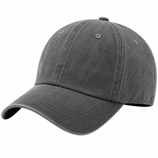Casquette Classique Grise Réglable pour Adultes