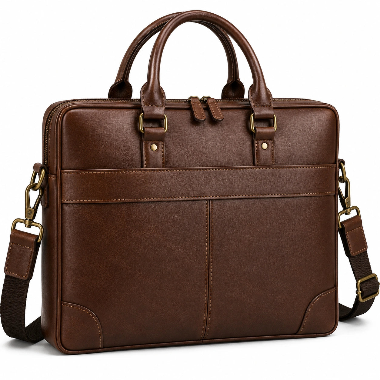 Sacoche marron pour ordinateur portable 15 pouces