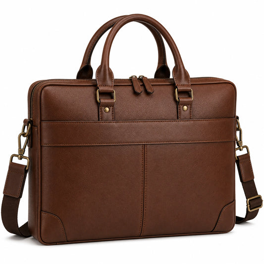 Sacoche pour ordinateur portable 15 pouces - Marron