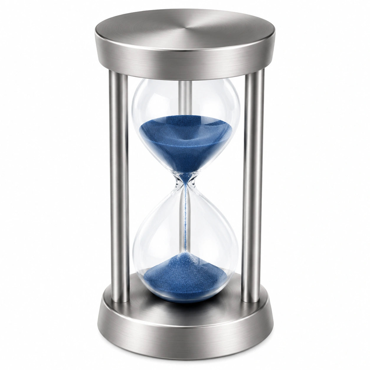 Minuteur Sablier Design avec Sable Bleu